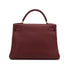 HERMES KELLY 32 RETOURNE ROUGE H TOGO HAND SHOULDER BAG 2001 SQUARE E GOLD HARDWARE 90316991