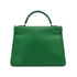 HERMES KELLY 32 RETOURNE VERT COURCHEVEL HAND SHOULDER BAG 1991 CIRCLE U GOLD HARDWARE 90346655