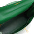 HERMES KELLY 32 RETOURNE VERT COURCHEVEL HAND SHOULDER BAG 1991 CIRCLE U GOLD HARDWARE 90346655