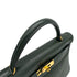 HERMES KELLY 32 RETOURNE VERT VEAU GULLIVER HAND SHOULDER BAG 1995 CIRCLE Y GOLD HARDWARE 90323090
