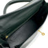 HERMES KELLY 32 RETOURNE VERT VEAU GULLIVER HAND SHOULDER BAG 1995 CIRCLE Y GOLD HARDWARE 90323090
