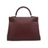 HERMES KELLY 32 ROUGE H EVERCOLOR HAND SHOULDER BAG 2018 C STAMP PALLADIUM HARDWARE 90339640