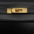 HERMES KELLY 32 SELLIER BLACK BOXCALF HAND SHOULDER BAG 1990 CIRCLE T GOLD HARDWARE 90328917