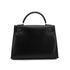 HERMES KELLY 32 SELLIER BLACK BOX CALF HAND SHOULDER BAG 1996 CIRCLE Z GOLD HARDWARE 90333264