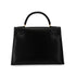 HERMES KELLY 32 SELLIER BLACK BOX CALF HAND SHOULDER BAG 1996 CIRCLE Z GOLD HARDWARE 90344358