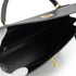 HERMES KELLY 32 SELLIER BLACK BOX CALF HAND SHOULDER BAG 1998 SQUARE B GOLD HARDWARE 90333892