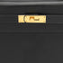 HERMES KELLY 32 SELLIER BLACK BOX CALF HAND SHOULDER BAG 1998 SQUARE B GOLD HARDWARE 90350584
