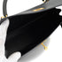 HERMES KELLY 32 SELLIER BLACK BOX CALF HAND SHOULDER BAG 2002 SQUARE F GOLD HARDWARE 90331660