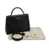 HERMES KELLY 32 SELLIER BLACK BOX CALF HAND SHOULDER BAG 2007 SQUARE K PALLADIUM HARDWARE 90347758