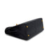 HERMES KELLY 32 SELLIER BLUE INDIGO BOX CALF HAND SHOULDER BAG 2002 SQUARE F GOLD HARDWARE 90341436
