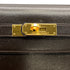 HERMES KELLY 32 SELLIER CHOCOLAT BOXCALF HAND SHOULDER BAG 1990 CIRCLE T GOLD HARDWARE 90324145