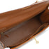 HERMES KELLY 32 SELLIER GOLD COUCHEVEL HAND SHOULDER BAG 1992 CIRCLE V GOLD HARDWARE 90349396