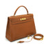 HERMES KELLY 32 SELLIER GOLD COUCHEVEL HAND SHOULDER BAG 1992 CIRCLE V GOLD HARDWARE 90349396