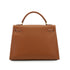 HERMES KELLY 32 SELLIER GOLD COUCHEVEL HAND SHOULDER BAG 1992 CIRCLE V GOLD HARDWARE 90349396