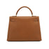 HERMES KELLY 32 SELLIER GOLD COURCHEVEL HAND SHOULDER BAG 1996 CIRCLE Z GOLD HARDWARE 90332561