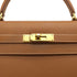 HERMES KELLY 32 SELLIER GOLD COURCHEVEL HAND SHOULDER BAG 1996 CIRCLE Z GOLD HARDWARE 90332561