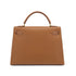 HERMES KELLY 32 SELLIER GOLD COURCHEVEL HAND SHOULDER BAG 1992 CIRCLE V GOLD HARDWARE 90325851