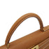 HERMES KELLY 32 SELLIER GOLD COURCHEVEL HAND SHOULDER BAG 1996 CIRCLE Z GOLD HARDWARE 90332386