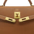 HERMES KELLY 32 SELLIER GOLD COURCHEVEL HAND SHOULDER BAG 1996 CIRCLE Z GOLD HARDWARE 90332386