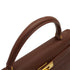HERMES KELLY 32 SELLIER HAVANE COURCHEVEL HAND SHOULDER BAG 1997 SQUARE A GOLD HARDWARE 90337276