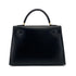 HERMES KELLY 32 SELLIER LACK BOXCALF HAND SHOULDER BAG 1993 CIRCLE W GOLD HARDWARE 90321634