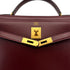HERMES KELLY 32 SELLIER ROUGE H BOXCALF HAND BAG 1988 CIRCLE R GOLD HARDWARE 90325606