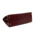 HERMES KELLY 32 SELLIER ROUGE H CROCODILE ALLIGATOR HAND SHOULDER BAG 1993 CIRCLE W GOLD HARDWARE 90327983