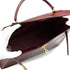 HERMES KELLY 32 SELLIER ROUGE H CROCODILE ALLIGATOR HAND SHOULDER BAG 1993 CIRCLE W GOLD HARDWARE 90327983