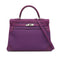 HERMES KELLY35 GHILLIES RETOURNE ANEMONE TOGO SWIFT HAND SHOULDER BAG 2014 R STAMP PALLADIUM HARDWARE 90325615