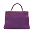 HERMES KELLY35 GHILLIES RETOURNE ANEMONE TOGO SWIFT HAND SHOULDER BAG 2014 R STAMP PALLADIUM HARDWARE 90325615