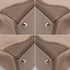 HERMES KELLY 35 GHILLIES RETOURNE ARGILE ETOUPE VEAU SWIFT HAND SHOULDER BAG 2012 SQUARE P STAMP PALLADIUM HARDWARE 90344353
