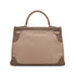 HERMES KELLY 35 GHILLIES RETOURNE ARGILE ETOUPE VEAU SWIFT HAND SHOULDER BAG 2012 SQUARE P STAMP PALLADIUM HARDWARE 90344353
