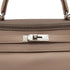 HERMES KELLY 35 GHILLIES RETOURNE ARGILE ETOUPE VEAU SWIFT HAND SHOULDER BAG 2012 SQUARE P STAMP PALLADIUM HARDWARE 90344353