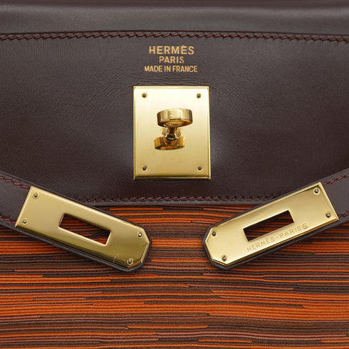 HERMES KELLY 35 GULLIVER VIBRATO HAND SHOULDER BAG 2001 SQUARE E GOLD HARDWAR 90335572
