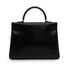 HERMES KELLY 35 RETOURNE BLACK BOX CALF HAND SHOULDER BAG 2003 SQUARE G RUTHENIUM HARDWARE 90343971