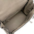 HERMES KELLY 35 RETOURNE GRIS TOURTERELLE TAURILLON CLEMENCE HAND SHOULDER BAG 2000 SQUARE D MATT HARDWARE 90323085