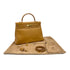 HERMES KELLY 35 RETOURNE NATURAL ARDENNES HAND SHOULDER BAG 1997 SQUARE A GOLD HARDWARE 90323191