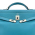 HERMES KELLY 35 RETOURNE TURQUOISE TOGO HAND SHOULDER BAG 2014 SQUARE R PALLADIUM HARDWARE 90319922