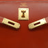 HERMES KELLY 35 SELLIER BRIQUE BOXCALF HAND SHOULDER BAG 1996 CIRCLE Z GOLD HARDWARE 90350402