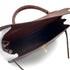 HERMES KELLY 35 SELLIER MARRON FONCE BOXCALF HAND BAG 1998 SQUARE B GOLD HARDWARE 90320997