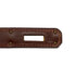 HERMES KELLY 35 SELLIER MARRON FONCE BOXCALF HAND BAG 1998 SQUARE B GOLD HARDWARE 90320997