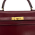 HERMES KELLY 35 SELLIER ROUGE H BOXCALF HAND SHOULDER BAG 1989 CIRCLE S GOLD HARDWARE 90313341