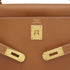 HERMES KELLY 40 RETOURNE GOLD COUCHEVEL HAND BAG 1997 SQUARE A GOLD HARDWARE 90351076