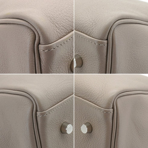HERMES KELLY 50 RELAX VOYAGE RETOURNE GRIS ASPHALTE TAURILLON NOVILLO HAND SHOULDER BAG 2021 Z STAMP PALLADIUM HARDWARE 90335803