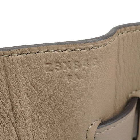 HERMES KELLY 50 RELAX VOYAGE RETOURNE GRIS ASPHALTE TAURILLON NOVILLO HAND SHOULDER BAG 2021 Z STAMP PALLADIUM HARDWARE 90335803