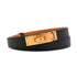 HERMES KELLY BELT 18 BLACK VEAU EPSOM 2023 B STAMP ROSE GOLD HARDWARE 90328716