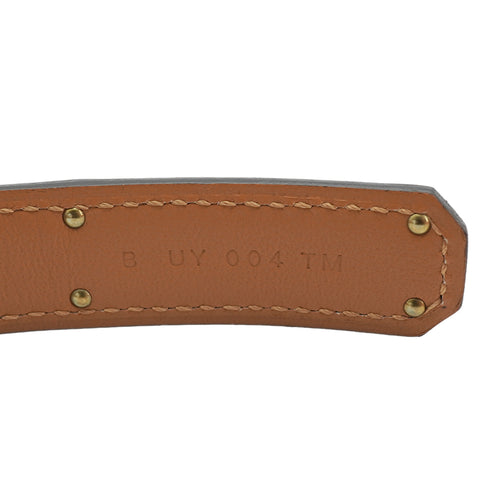 HERMES KELLY BELT 18 BLACK VEAU EPSOM 2023 B STAMP ROSE GOLD HARDWARE 90328716