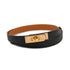 HERMES KELLY BELT 18 BLACK VEAU EPSOM 2024 W STAMP ROSE GOLD HARDWARE 90331870