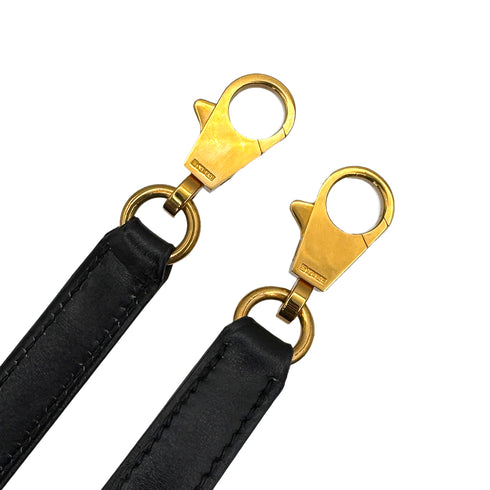 HERMES KELLY BOLIDE BLACK BOX CALF SHOULDER STRAP GOLD HARDWARE 90322534