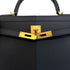 HERMES KELLY CASAQUE 28 SELLIER BLUE INDIGO BLACK BLUE FRIDA EPSOM 2022 U STAMP GOLD HARDWARE 90313339